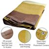 100% Virgin HDPE180gsm Brown Color Shade Net for Balcony