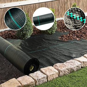 70g 80g 90g 100g Black New Material Plastic Weed Control Ground Cover Fabric