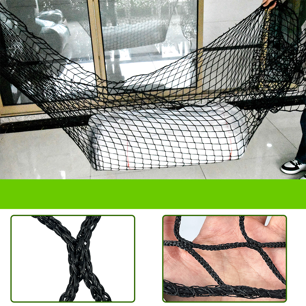 2.5x3.5m Green Trailer Net PP Safety Netting Golf Knotless Net