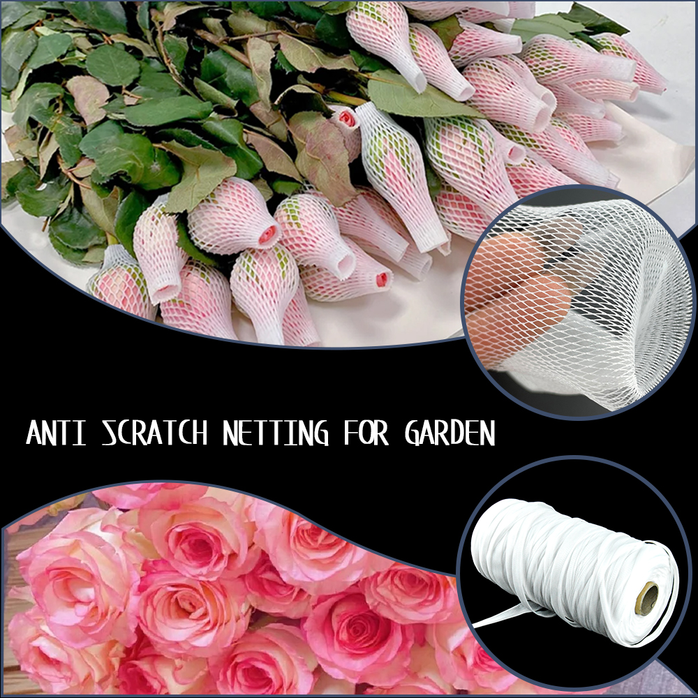 Plastic Flower Protection Net Bud Net Mesh Rose Bud Net