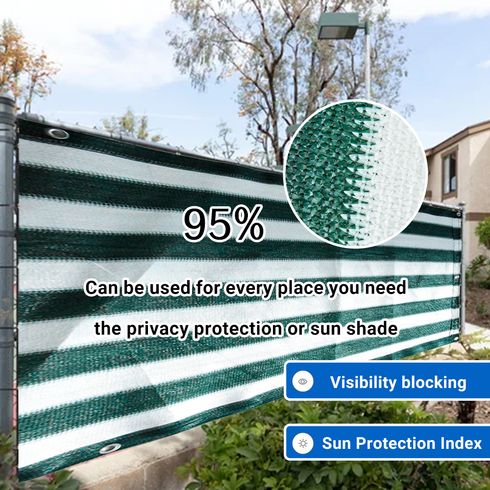 Heavy Duty Balcony Fence Privacy Screen Plastic Shade Net