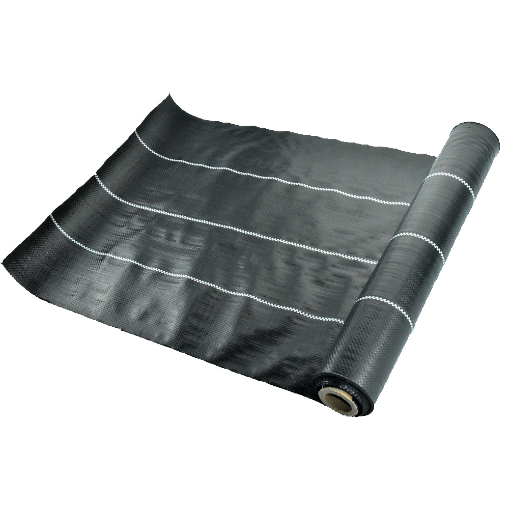 70g 80g 90g 100g Black New Material Plastic Weed Control Ground Cover Fabric