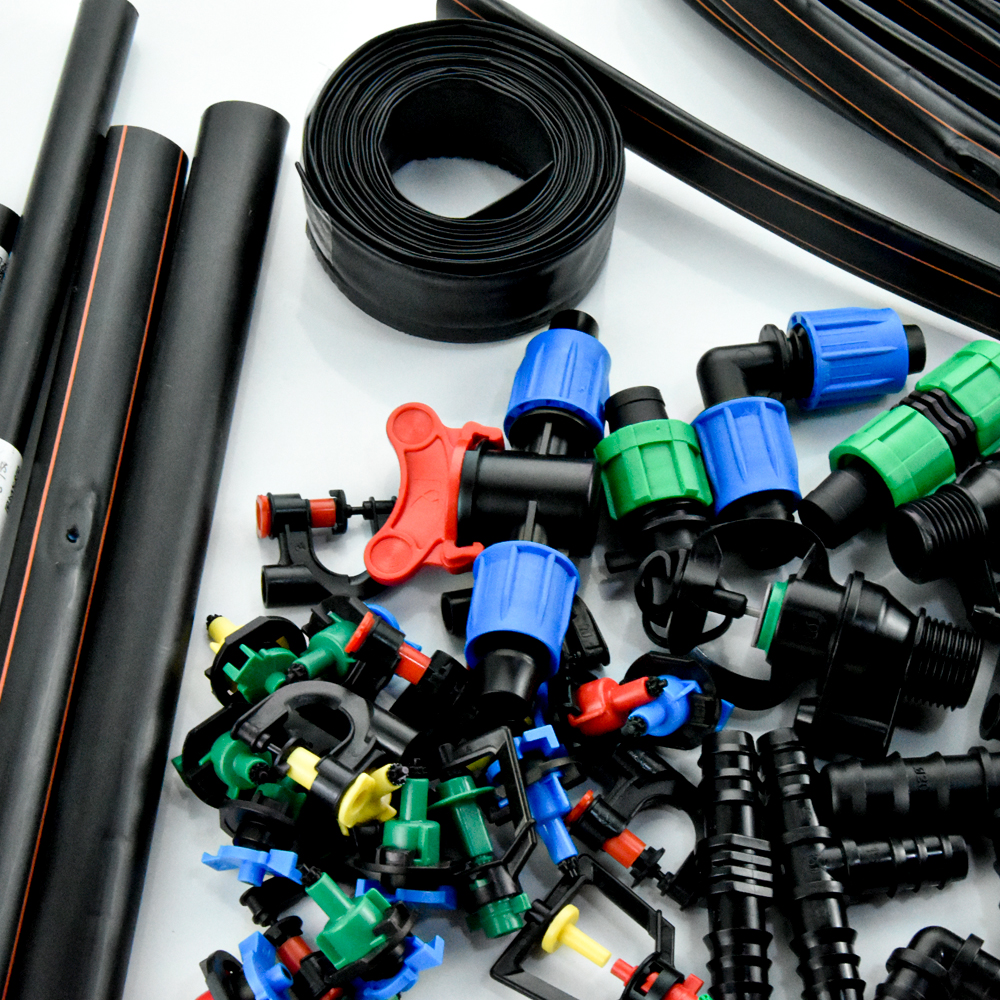 PE Agriculture Flat Drip Irrigation Pipe For Garden Plant Watering System