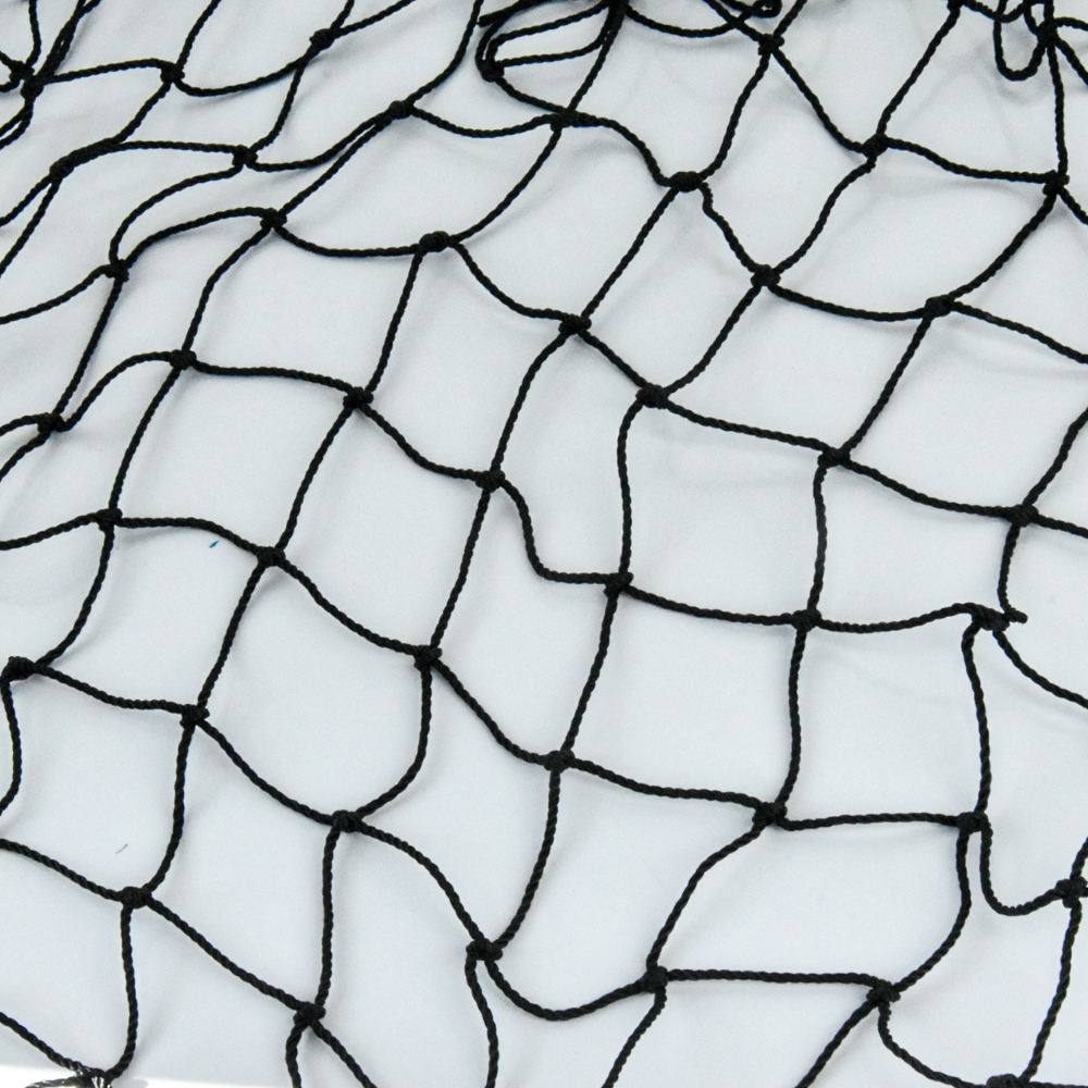 HDPE Black Knotted Sports Court Fence Net Football Practice Netting