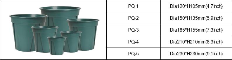 plastic nursery pot