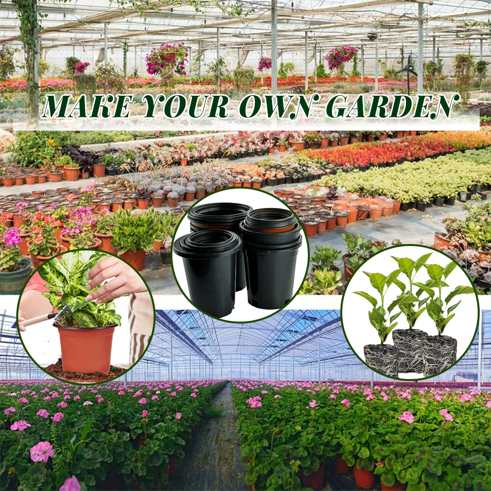 Plastic Plant Nursery Pots Seed Starting Pots For Plant Wholesale