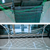 HDPE Black Knotted Sports Court Fence Net Football Practice Netting