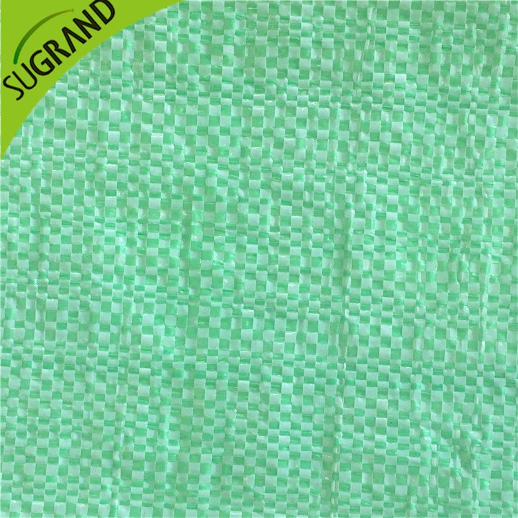 White And Green 90gsm Ground Cover for Gardens