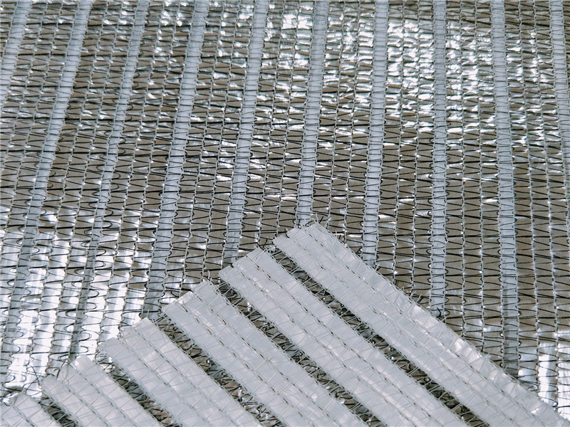 China supplier white greenhouse aluminum foil sun shade net 