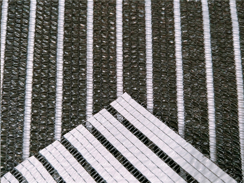 White And Black Greenhouse Aluminum Foil Shade Net for Flower