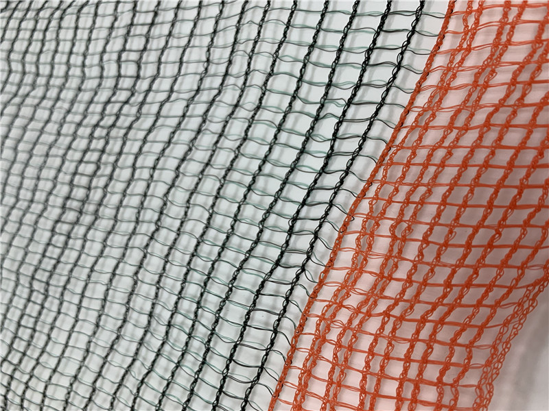 55GSM Black and Green France Olive Net With Red Reinforced Edge