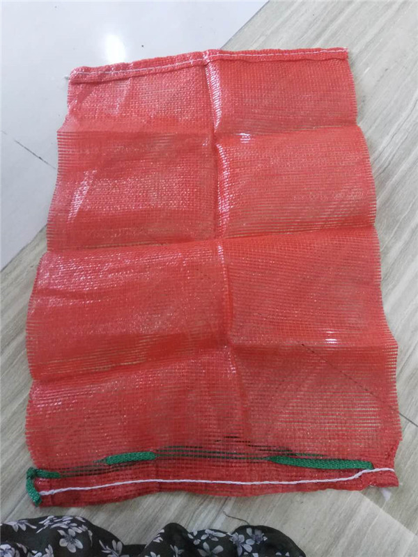 Virgin HDPE Red Plastic Mesh Net Bag For Potato