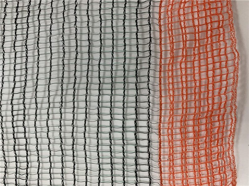 55GSM Black and Green France Olive Net With Red Reinforced Edge