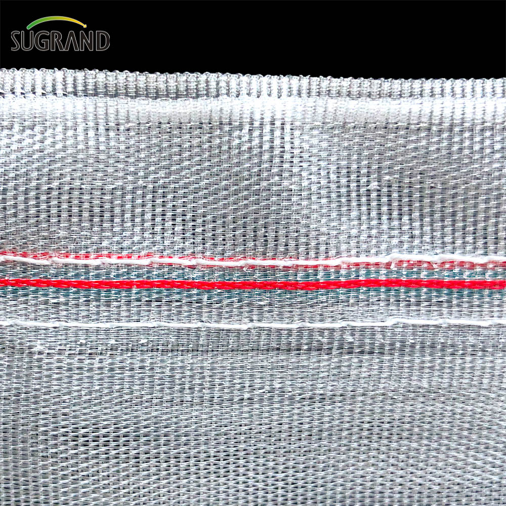 100% Virgin HDPE Plastic 132GSM White Anti Insect Net