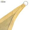 Sand yellow sun shade sail for gardens