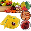 PE Vegetables Mesh Bag Onion Mesh Bag With Drawstring