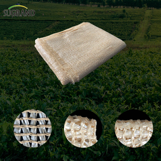 320 Gsm White/sand Yellow Mono Tape Shade Net