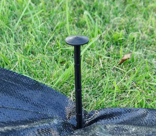 PP 12CM Black Weed Mat Anchor For Garden Or Plants