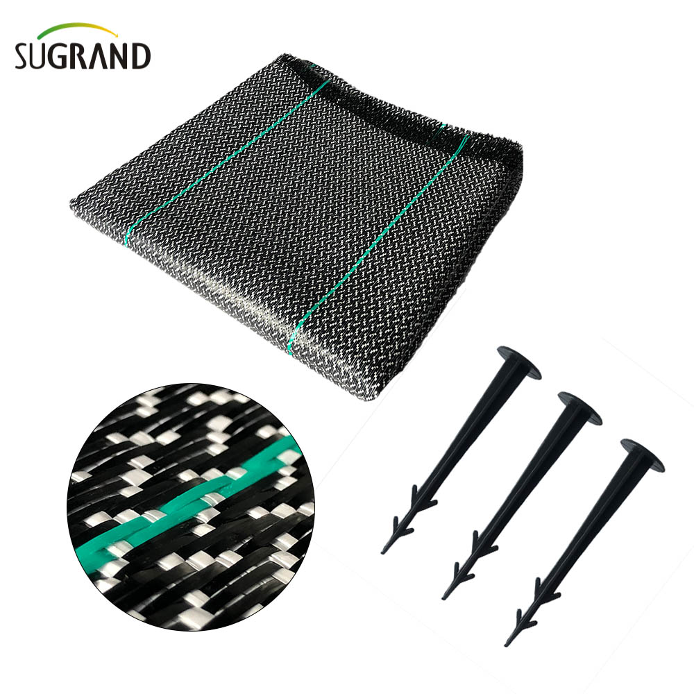 Black And White Ground Cover 0.7*100m Weed Mat for Chile Market