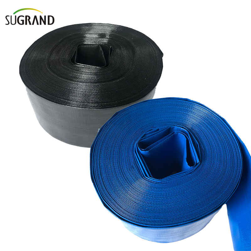 Blue Lay Flat Irrigation Pipe Pvc Lay Flat Hose Irrigation Pipe from