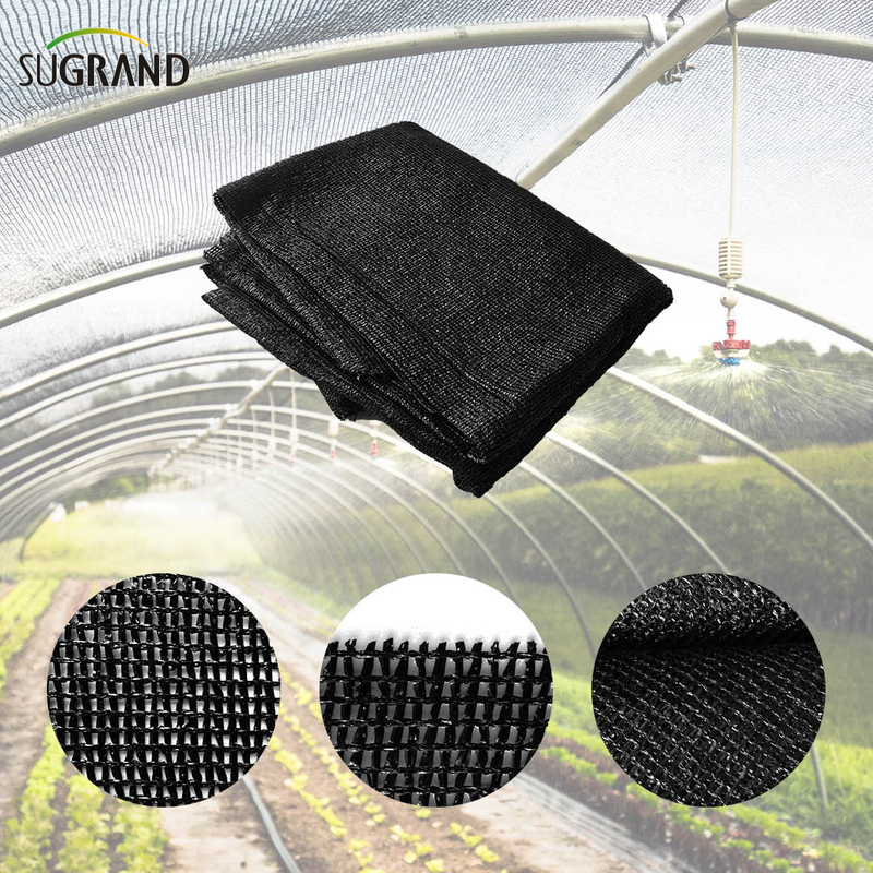 Hot sale agriculture two needles all tape black shade net
