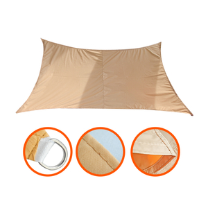 Factory Customized Outdoor Square Sun Shade Sail for Backyards