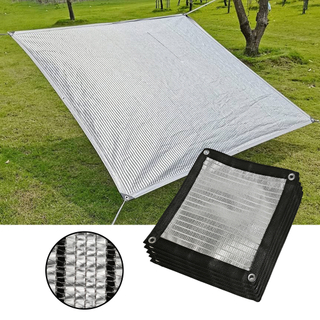 Outdoor White Sun Reflective Aluminum Foil Shade Net