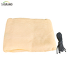 Sand yellow sun shade sail for gardens