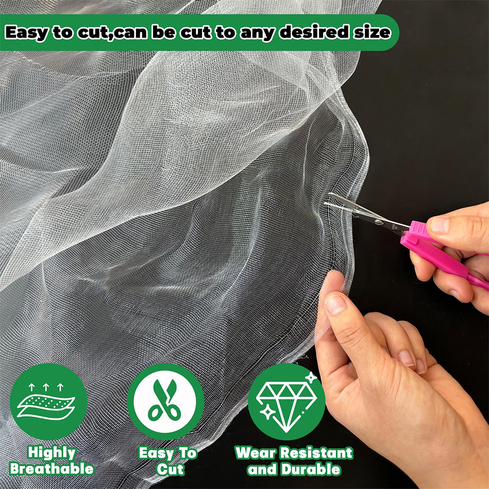 white insect net