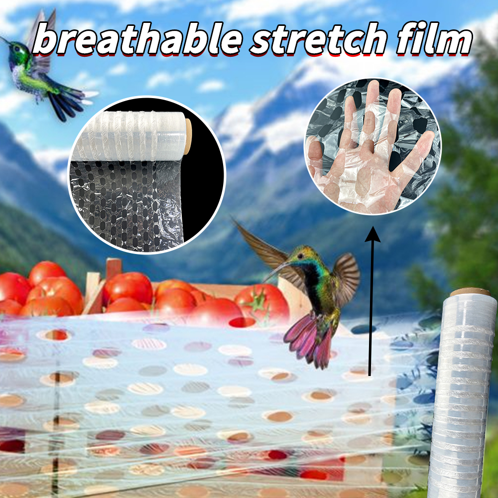 Vented Stretch Wrap Film Breathable Wrap Film for Pallet Packing