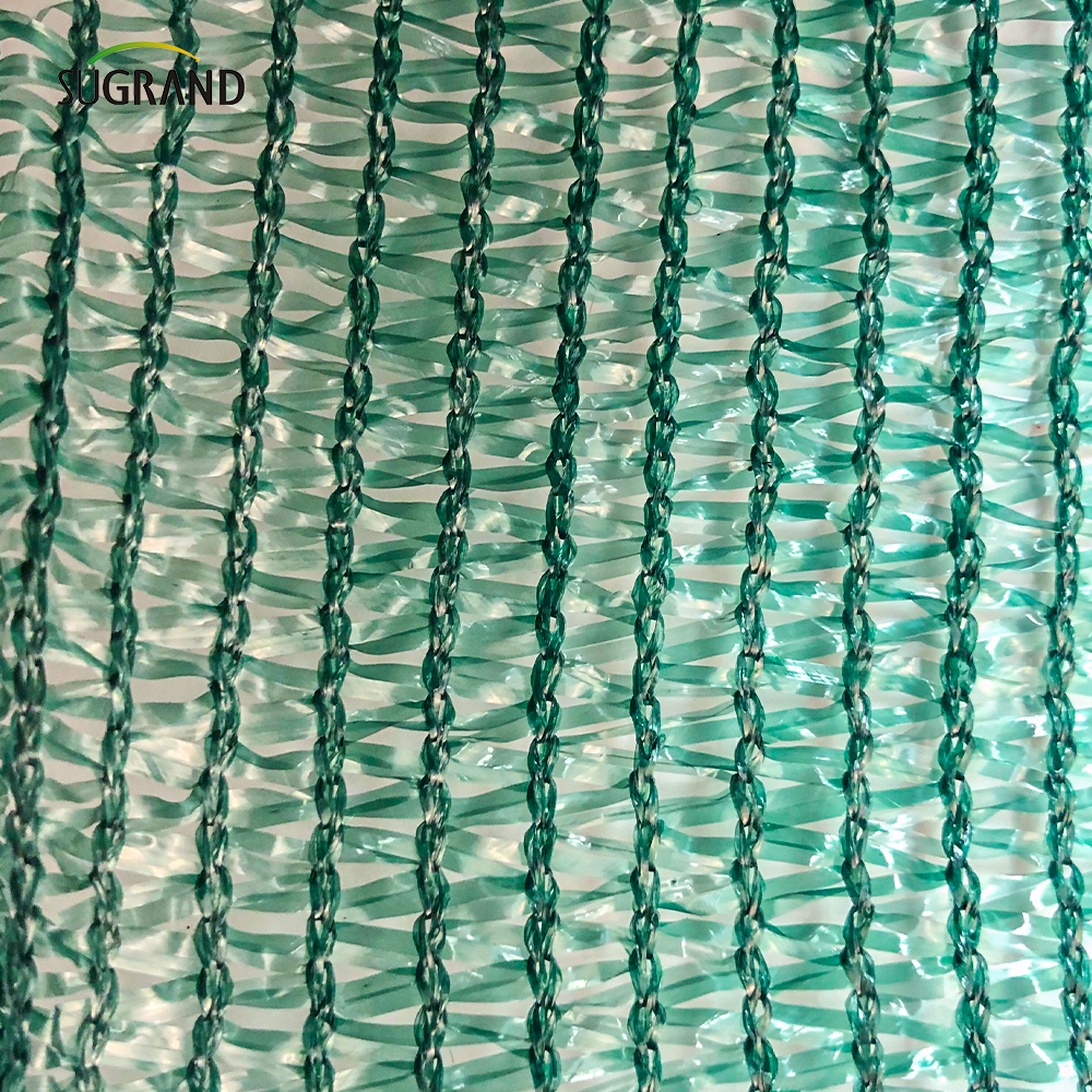 Factory Direct Sale 3 Needles Flat Wire White And Green Balcony Mesh