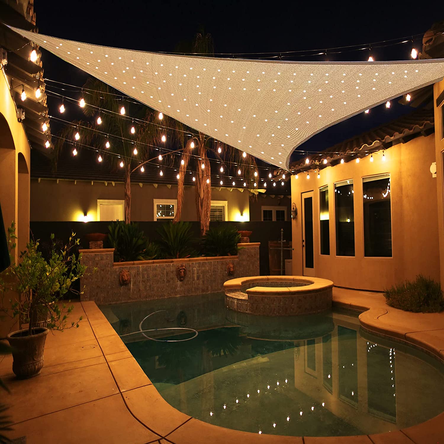 courtyard shade sail