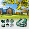 Factory Direct Sale 3 Needles Flat Wire White And Green Balcony Mesh