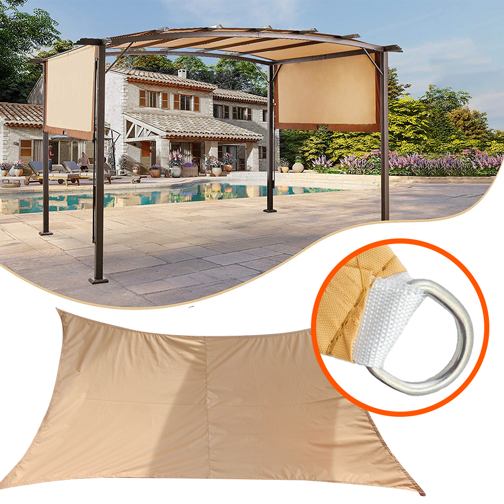 Factory Direct Supply 180g/m2 HDPE Sun Shade Sails for Pergola