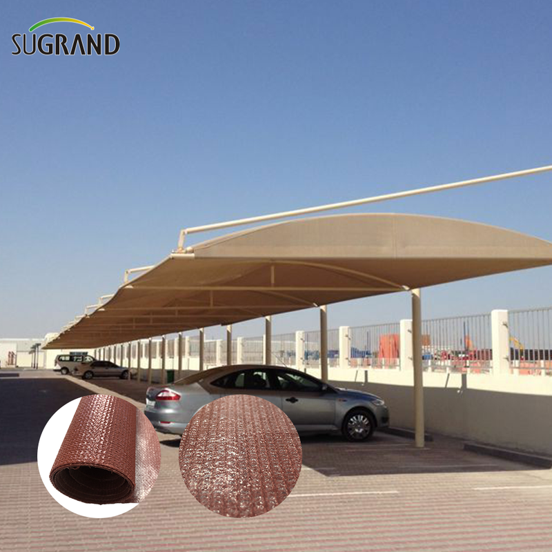  Waterproof Sun Shade Rectangle Beige Canopy Awning Fabric Cloth 