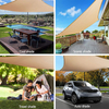 Factory Customized Outdoor Square Sun Shade Sail for Backyards