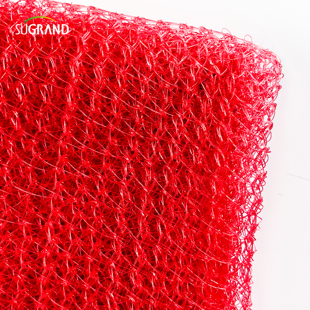 Building Protection Red 90GSM 1.8X50M Scaffolding Net