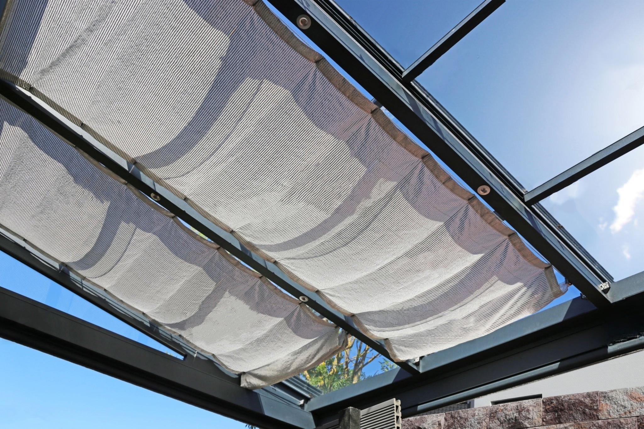 triangle aluminum shade net