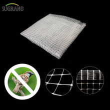 White 8*8mm Extruded Anti-bird Net for Fruits Bird Netting Suppliers