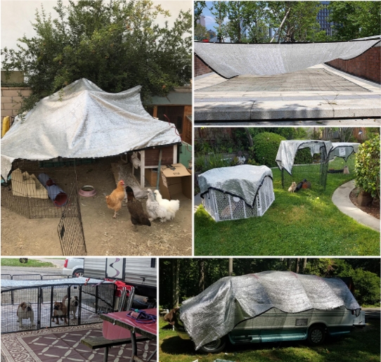 aluminum shade net