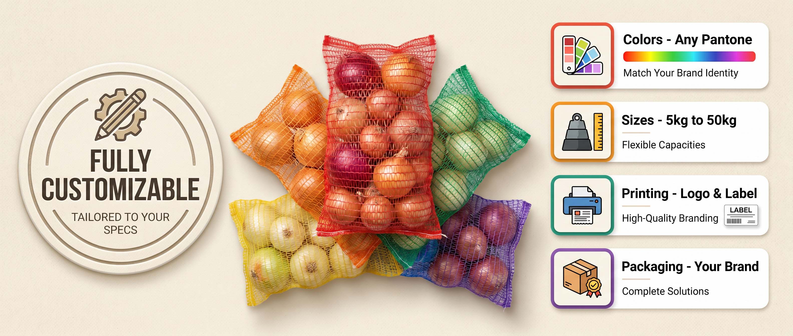 customize onion bag